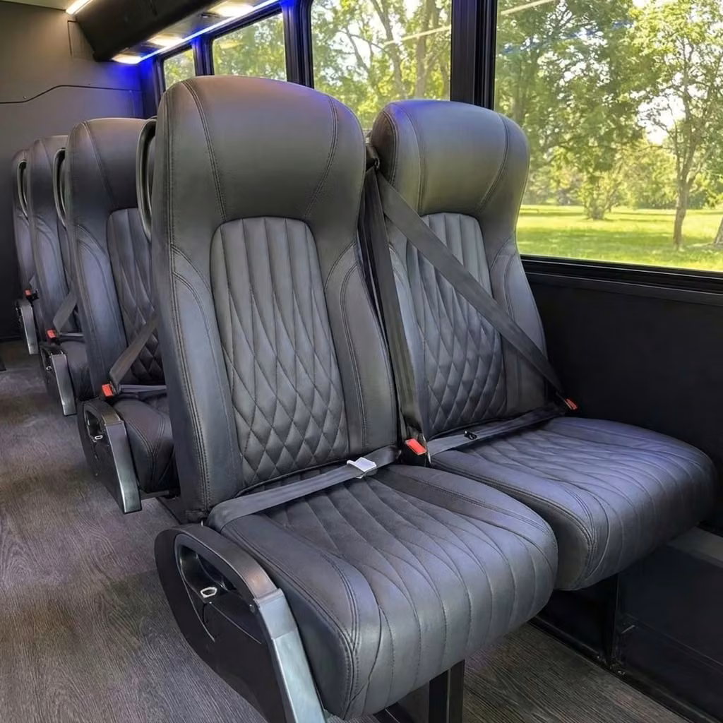 saratoga 20 passenger minibus high back seats
