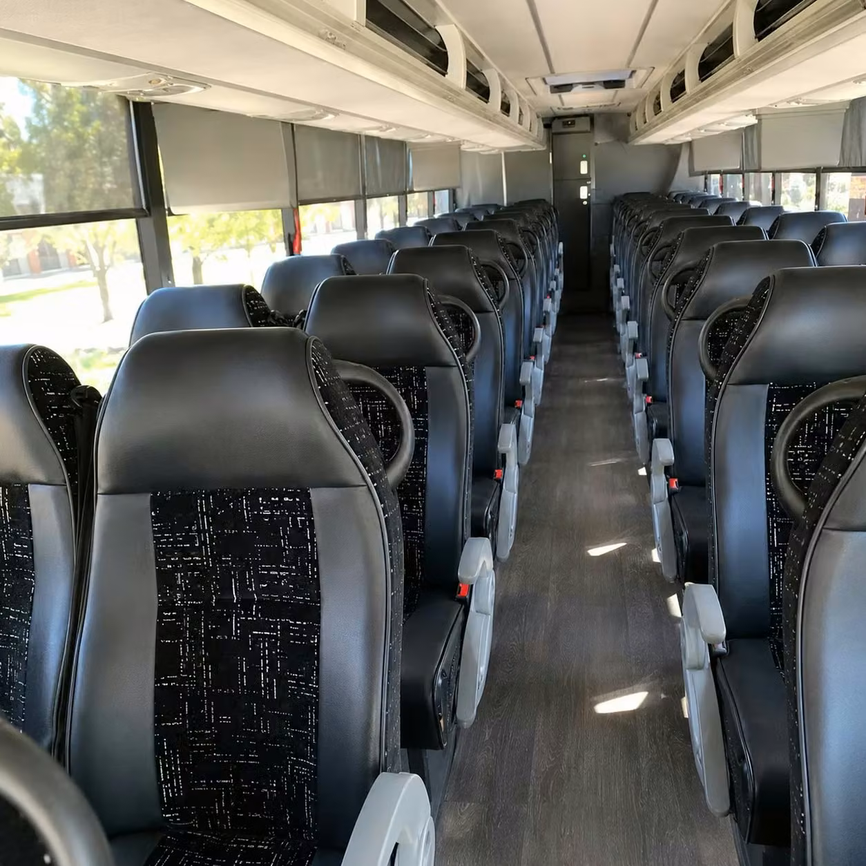 saratoga charter bus interior 2