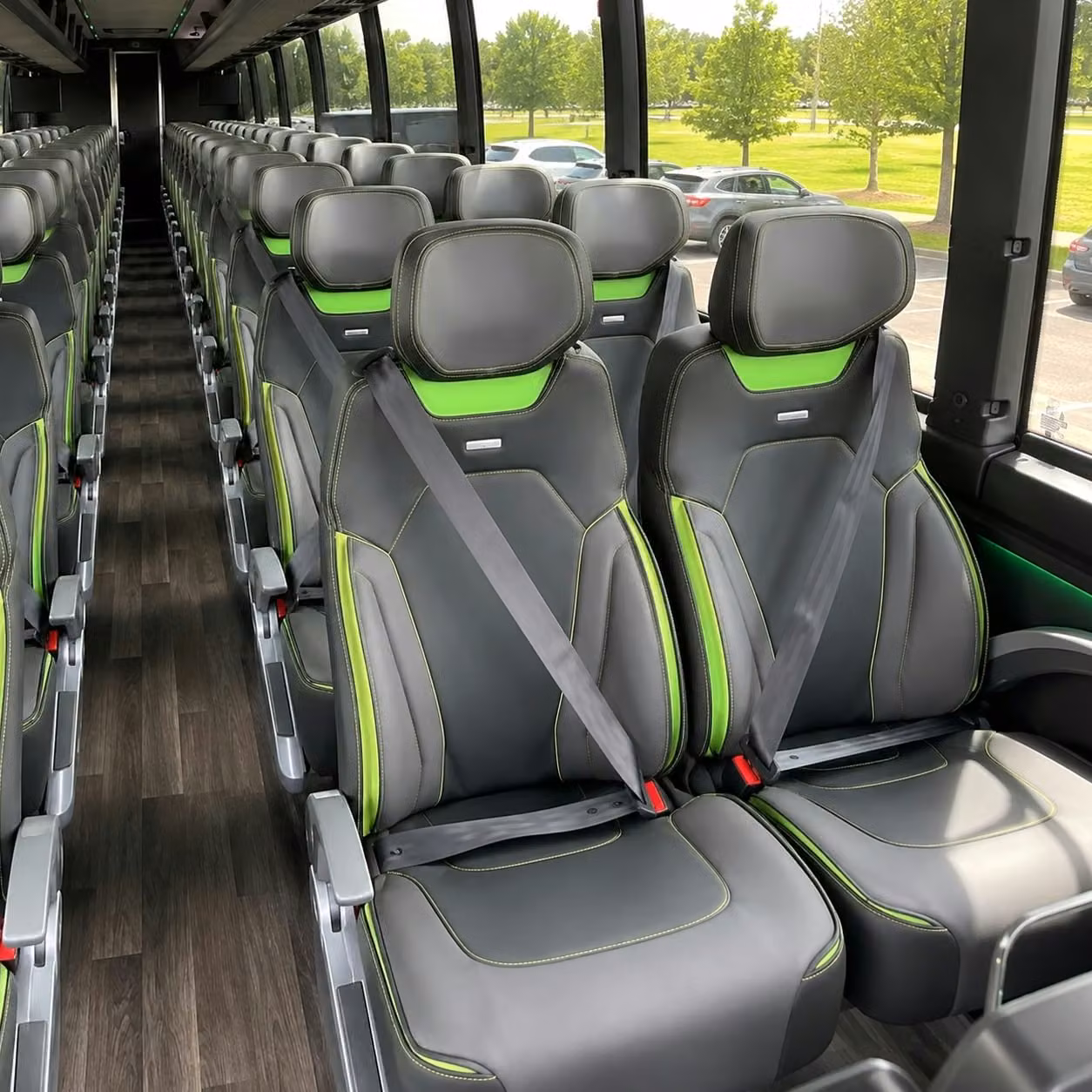 saratoga charter bus interior 3