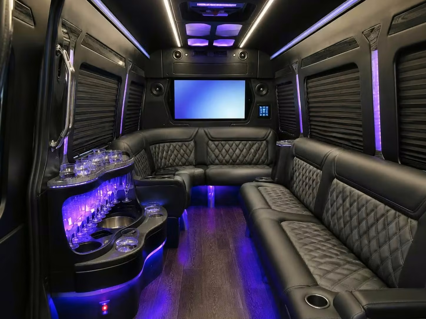 saratoga party bus smart tvs