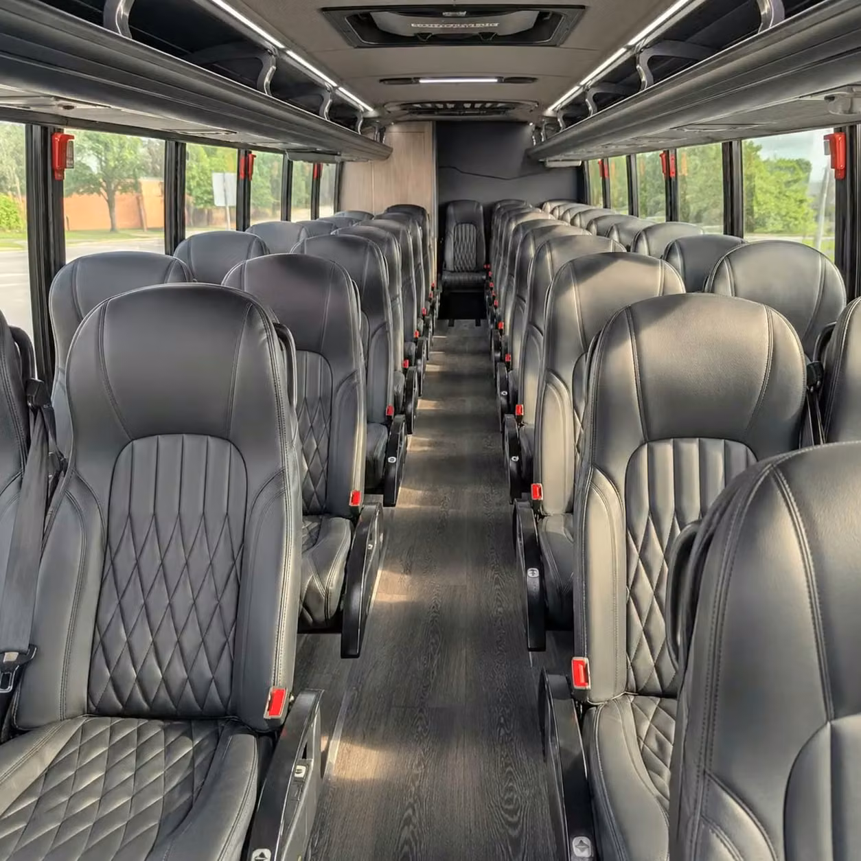 30 passenger minibus interior