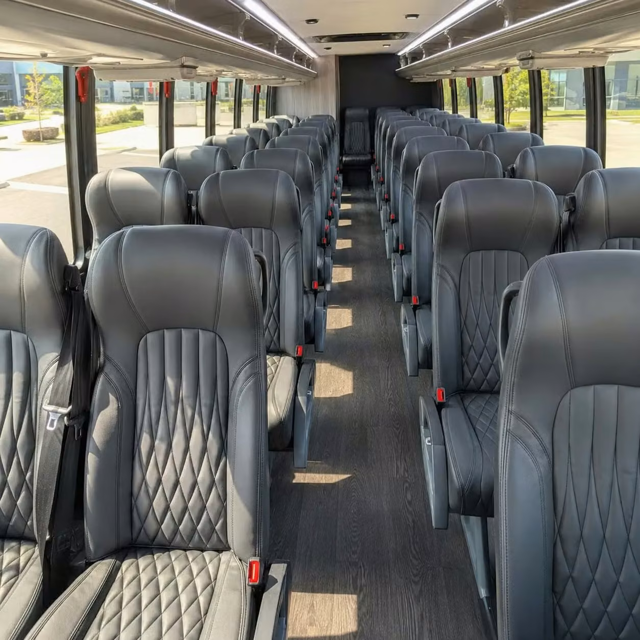 35 passenger minibus interior